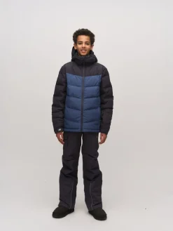 Skogstad J Hureset Dunjakke Denim Blue
