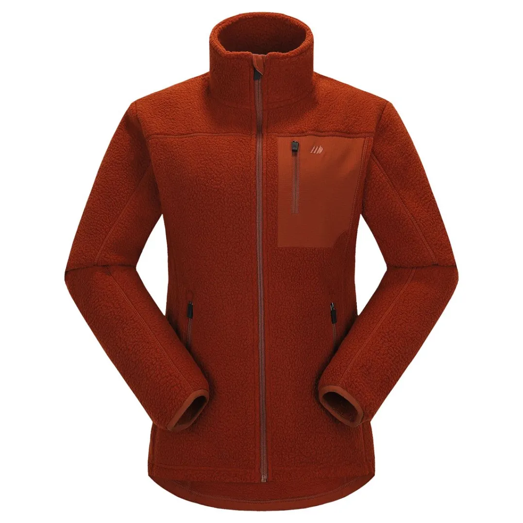Skogstad W Hjertås Pilefleece Jakke Brandy Brown
