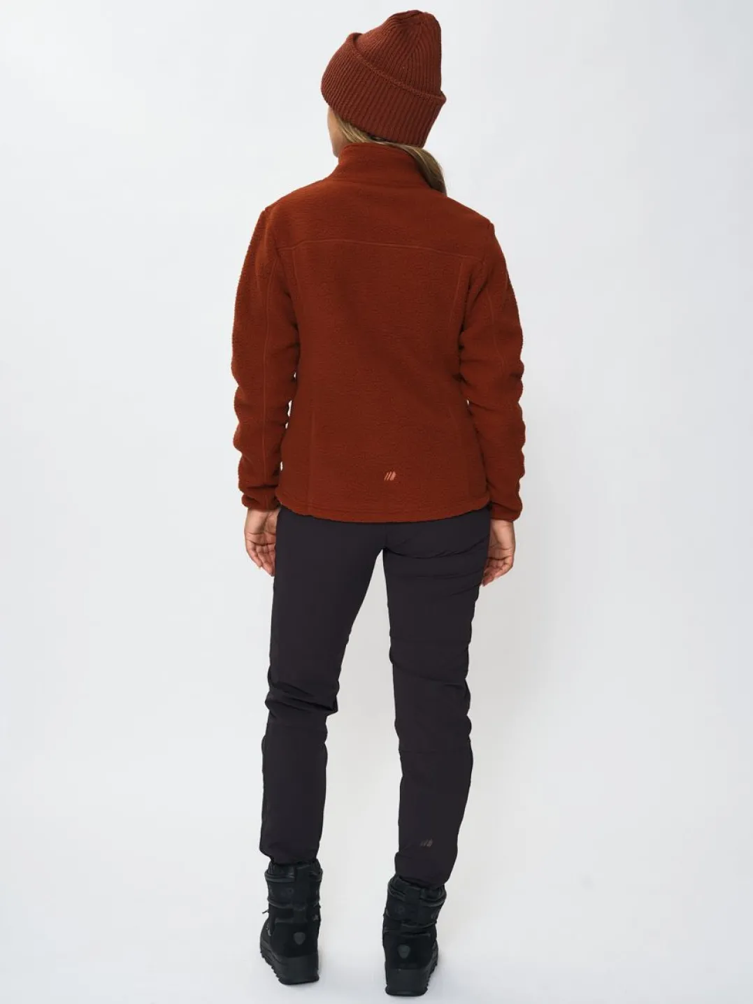 Skogstad W Hjertås Pilefleece Jakke Brandy Brown
