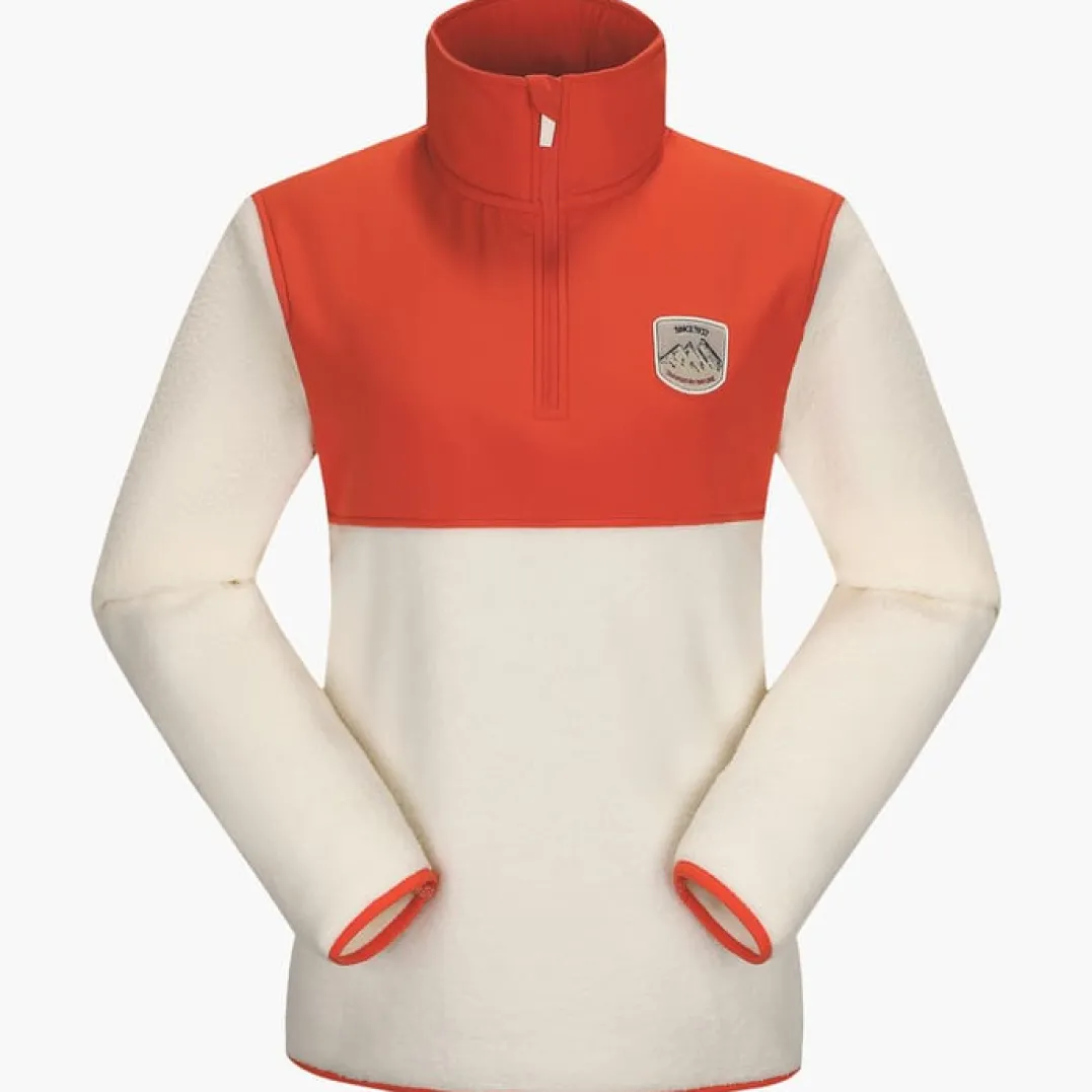 Skogstad W Nautgardstinden Pilefleece Half-Zip Tomato