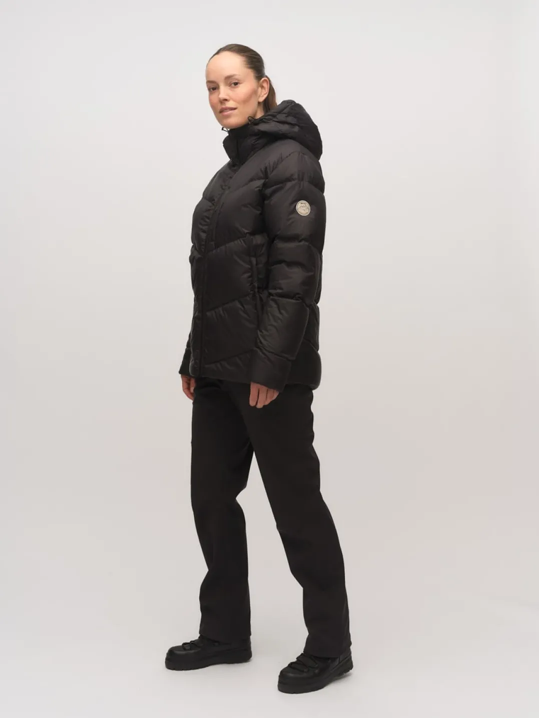 Skogstad W Veslepiggen Dunjakke Black