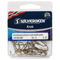 Sølvkroken Markkrok SK184-BR Str 6 25stk Bronze Bronze