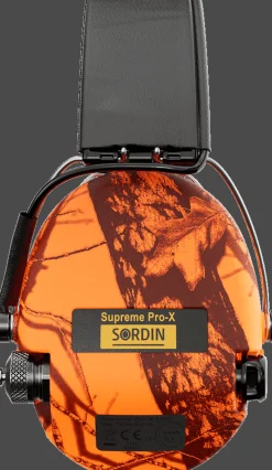 Sordin Supreme Pro X Orange Camo