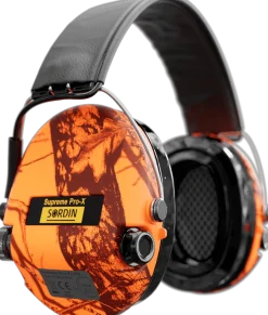 Sordin Supreme Pro X Orange Camo