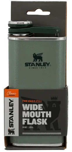 Stanley Classic Wide Mouth Flask 0.23L Hammertone Green