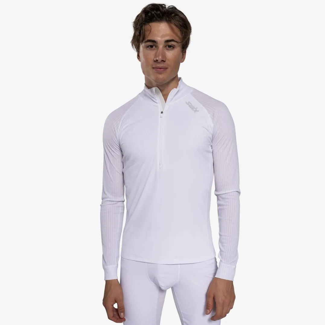 Swix Men's RaceX Classic Wind Half Zip Bright White