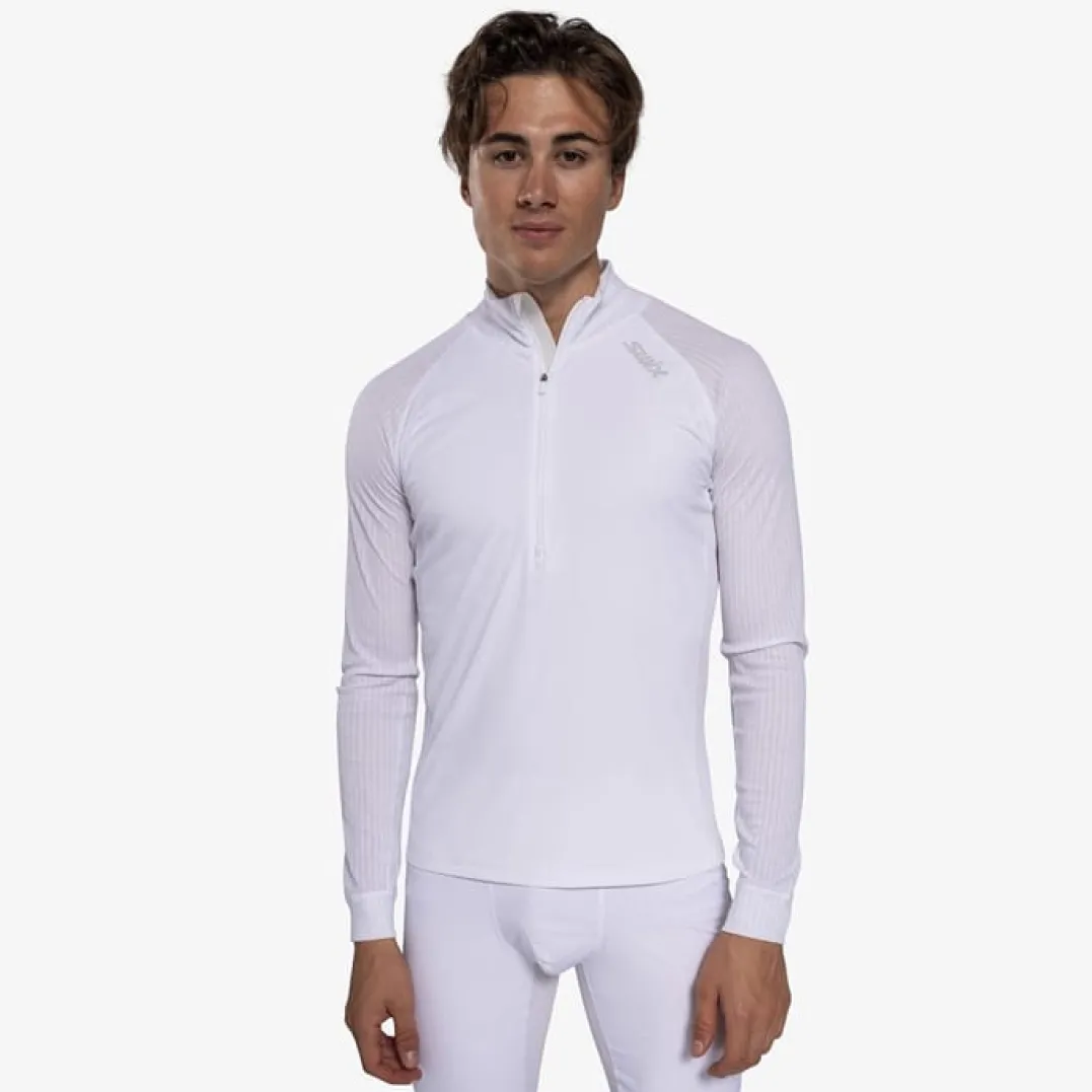 Swix Men's RaceX Classic Wind Half Zip Bright White