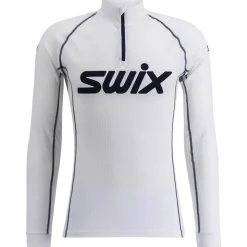 Swix RaceX Classic Half Zip M Bright White/ Dark Navy