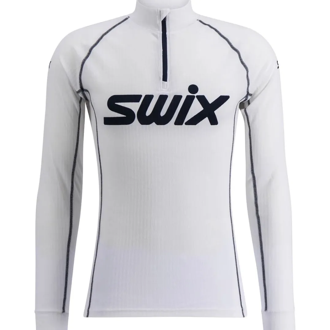 Swix RaceX Classic Half Zip M Bright White/ Dark Navy