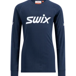 Swix RaceX Classic Long Sleeve Jr Dark Navy/Bright White