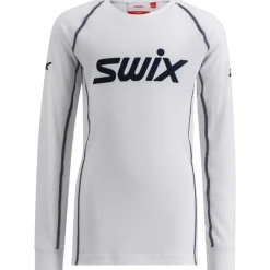 Swix RaceX Classic Long Sleeve Jr Bright White/ Dark Navy