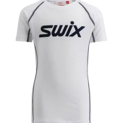 Swix Racex Classic Short Sleeve M Bright White/Dark Navy