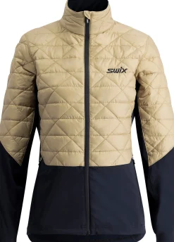Swix Women's Infinity Hybrid Insulated Jacket Dune/Black