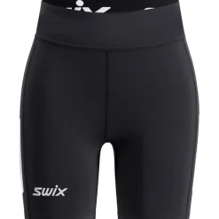 Swix Women's Pace High Waist Half Tights Black