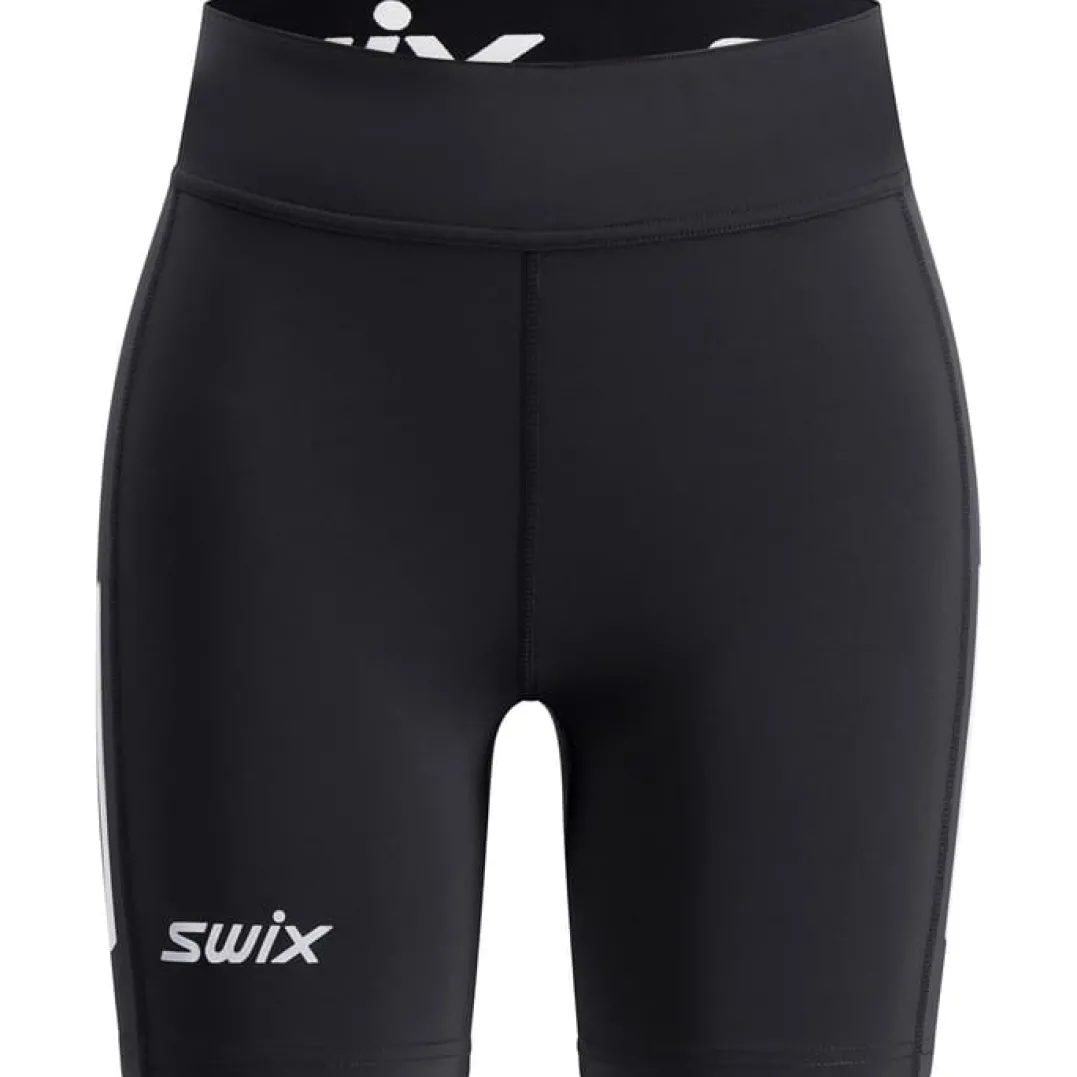 Swix Women's Pace High Waist Half Tights Black