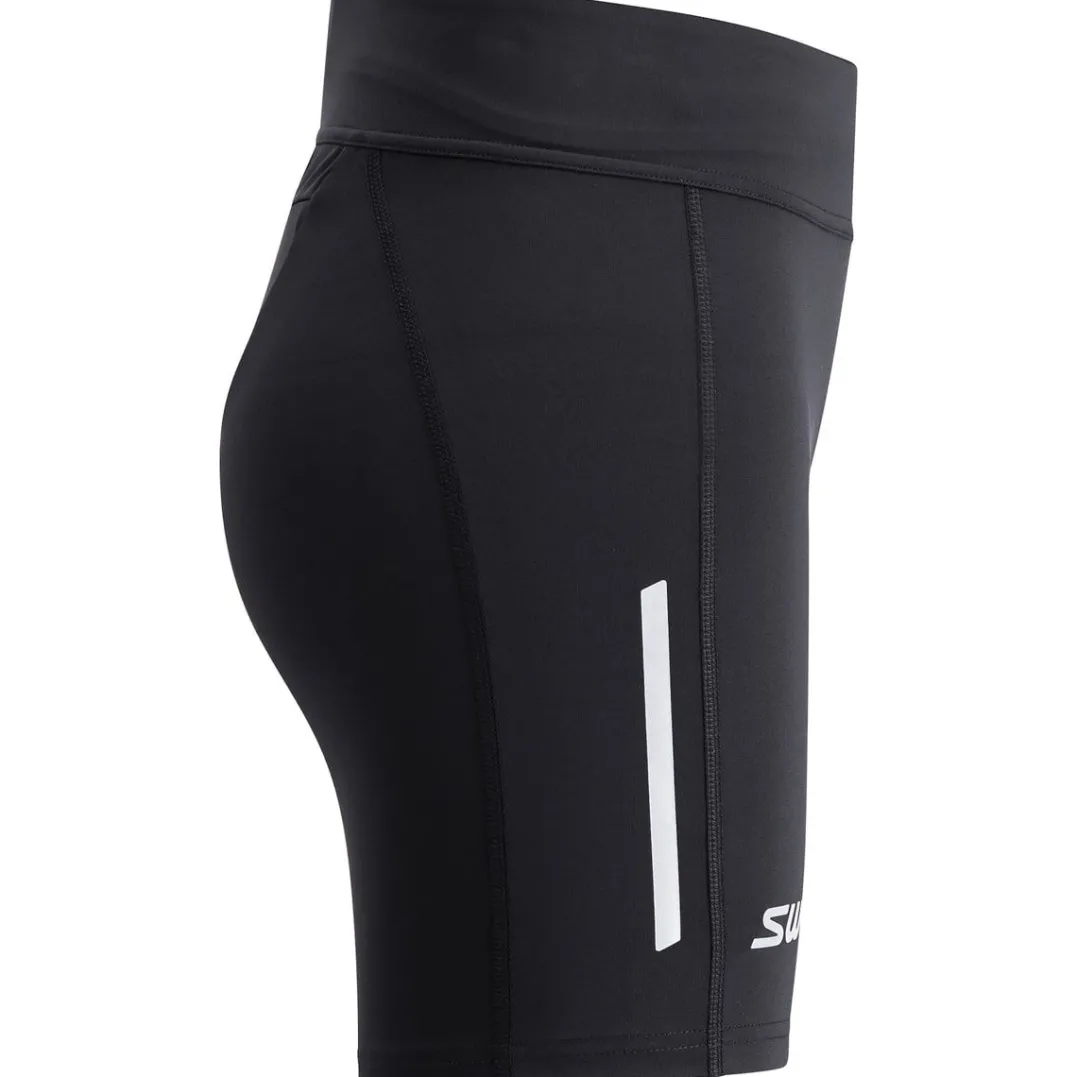 Swix Women's Pace High Waist Half Tights Black