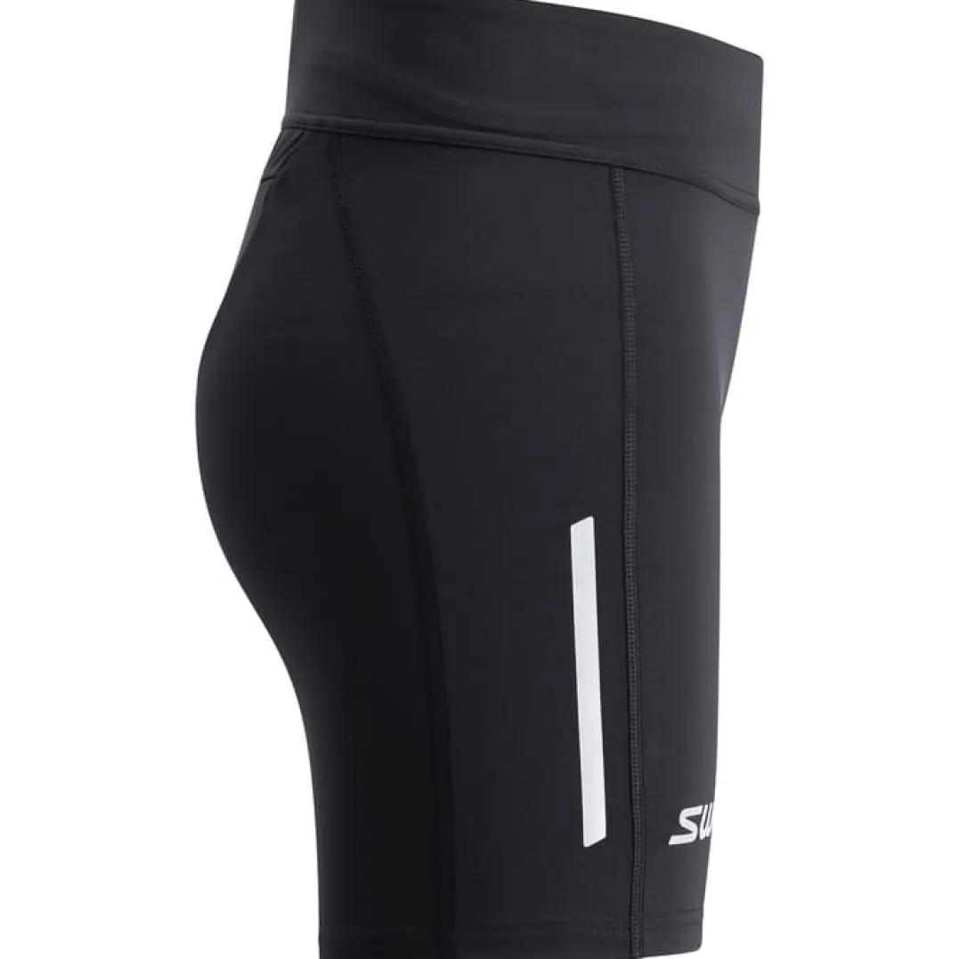 Swix Women's Pace High Waist Half Tights Black