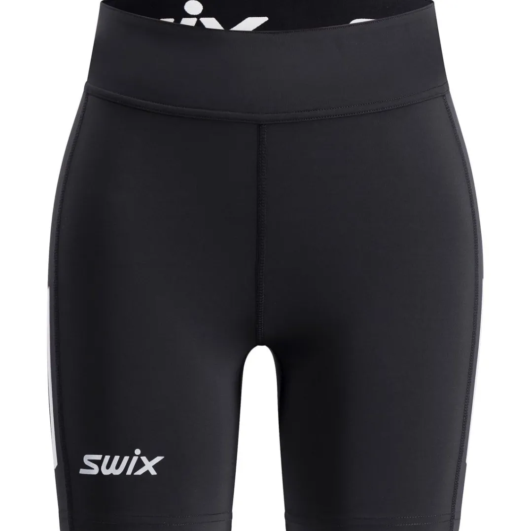 Swix Women's Pace High Waist Half Tights Black
