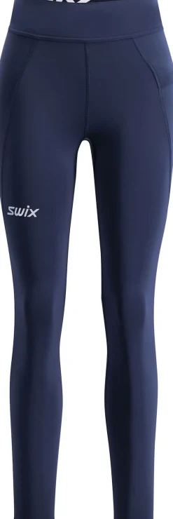Swix Women's Pace High Waist Tights Dark Navy