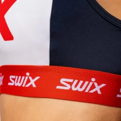Swix Women's Roadline Bra Bright White/Fiery Red