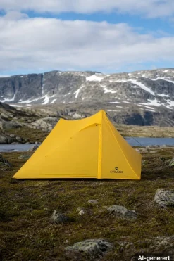 Sydvang Skala 2 P Trekking Pole Tent Lemon Chrome