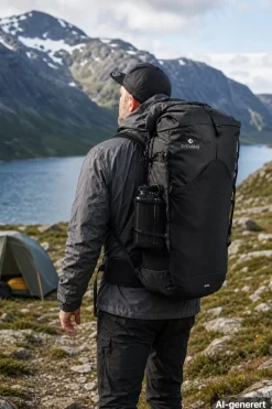 Sydvang Skala Ultralight Backpack 55L Black