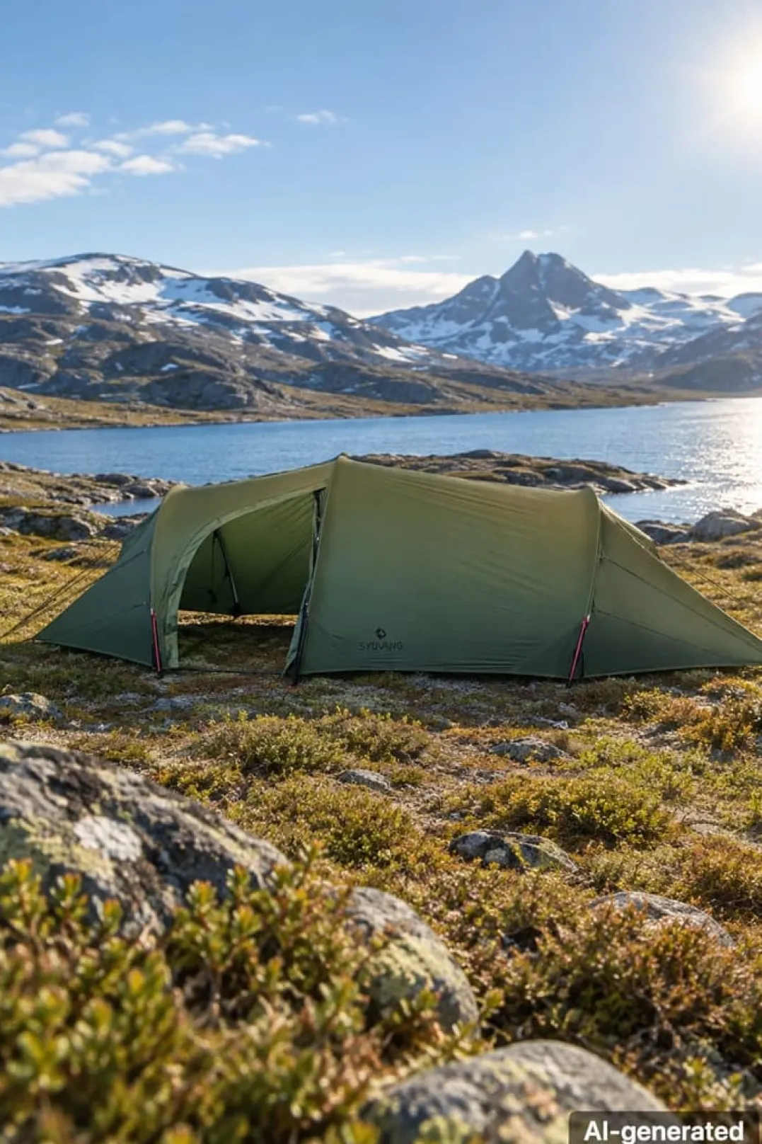 Sydvang Skaring 2p Tunnel Tent LW 2,0 Olivine