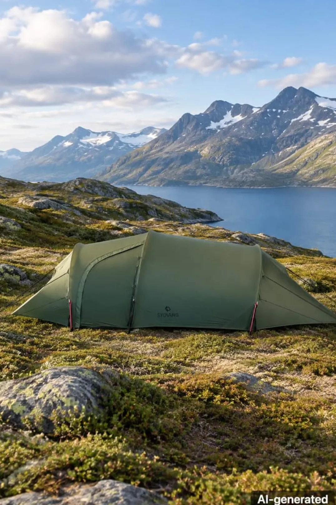Sydvang Skaring 2p Tunnel Tent LW 2,0 Olivine