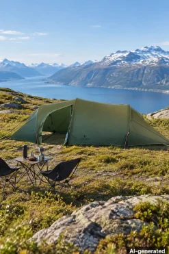 Sydvang Skaring 2p Tunnel Tent LW 2,0 Olivine