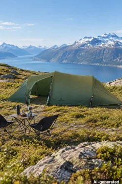 Sydvang Skaring 2p Tunnel Tent LW 2,0 Olivine
