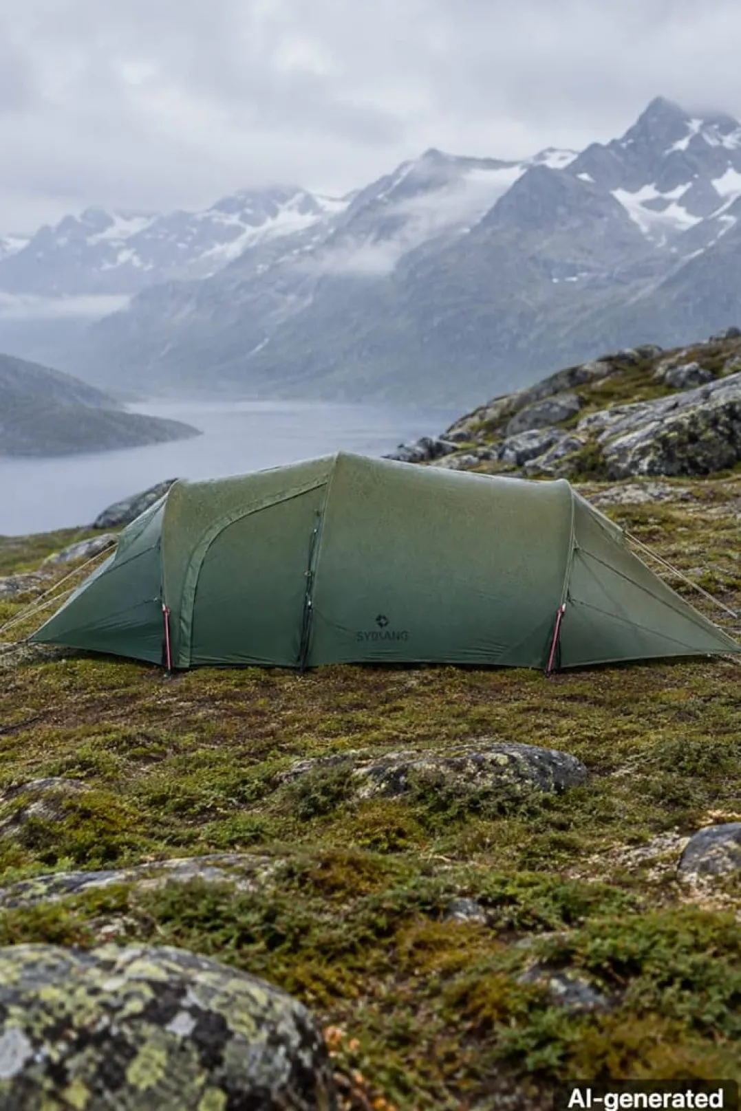 Sydvang Skaring 2p Tunnel Tent LW 2,0 Olivine