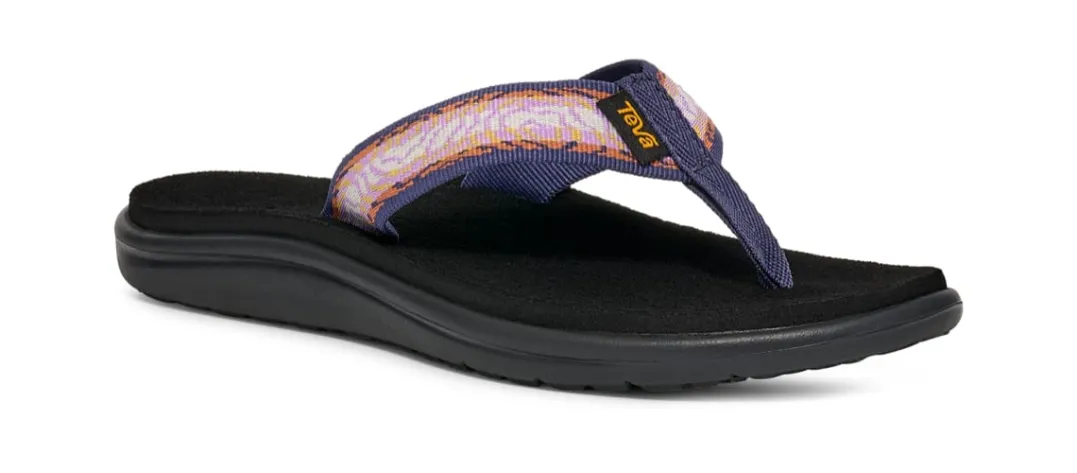 Teva Women's Voya Flip Archive Topo Lupine