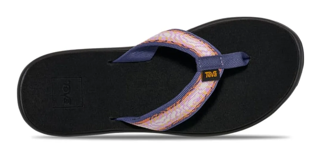 Teva Women's Voya Flip Archive Topo Lupine