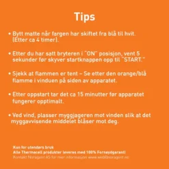 ThermaCELL Mot Mygg Backpacker Refill 48 Timer