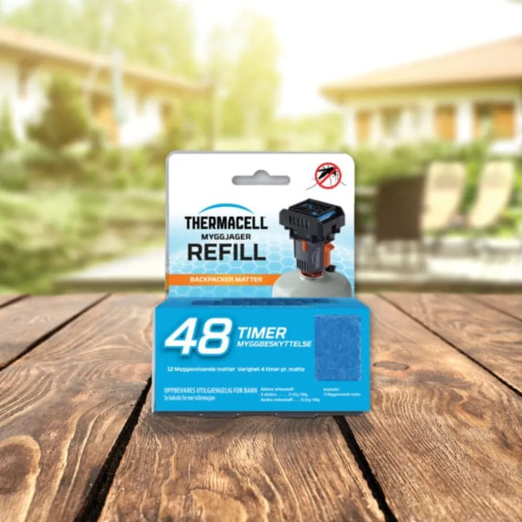 ThermaCELL Mot Mygg Backpacker Refill 48 Timer