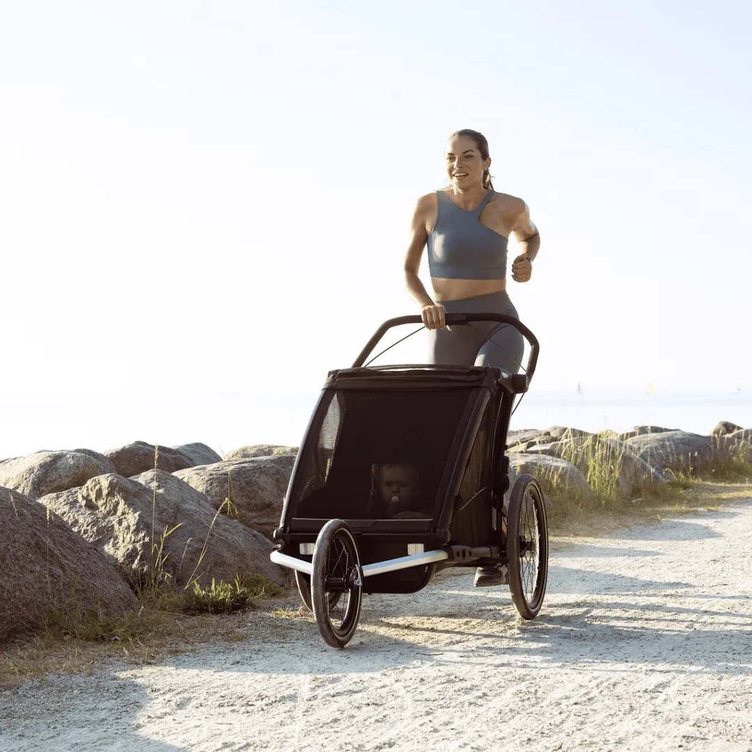 Thule Chariot Jog Kit Double Aluminium/black