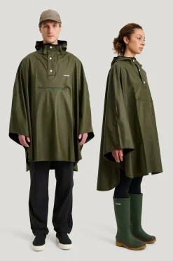 Tretorn PU Light Rainponcho Forest Green