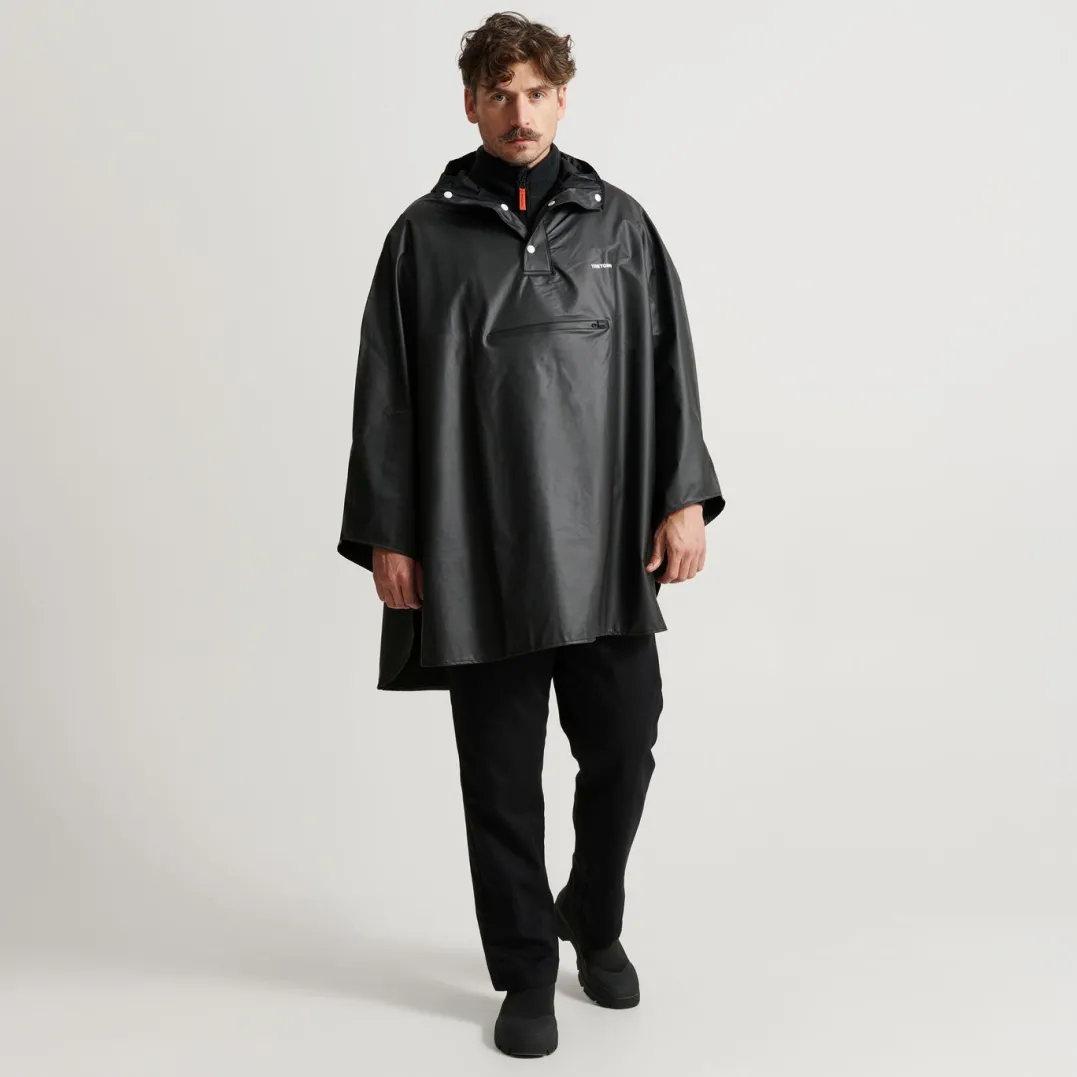 Tretorn PU Light Rainponcho Jet Black