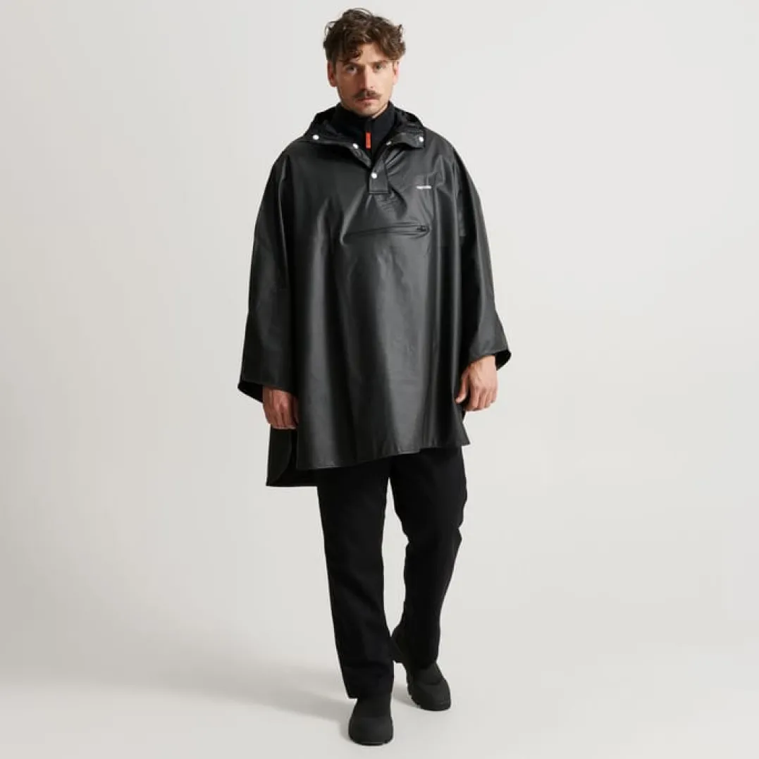 Tretorn PU Light Rainponcho Jet Black