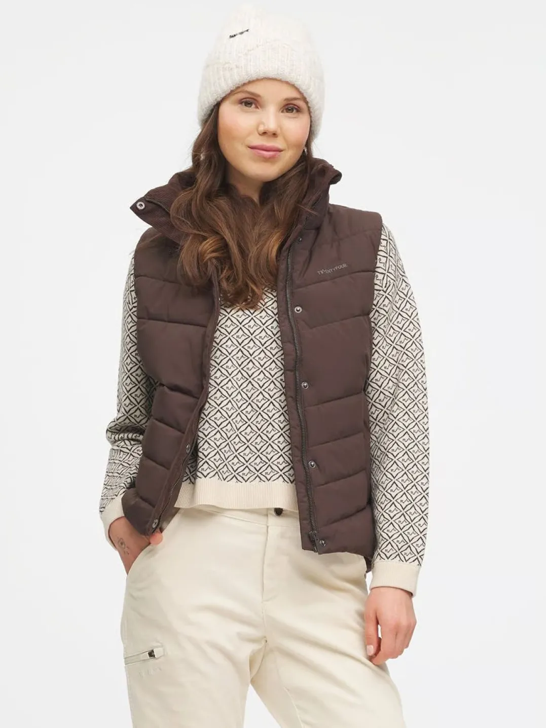 Twentyfour Aurora Thermal Vest D Mørk Brun