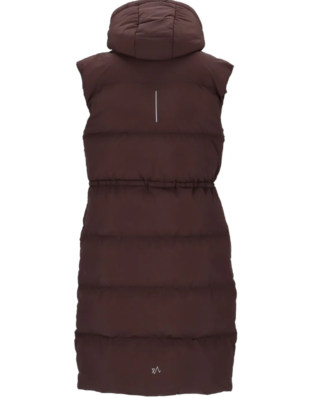 Twentyfour Mode Eva Puffy Vest D Mørk Brun