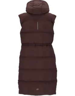 Twentyfour Mode Eva Puffy Vest D Mørk Brun