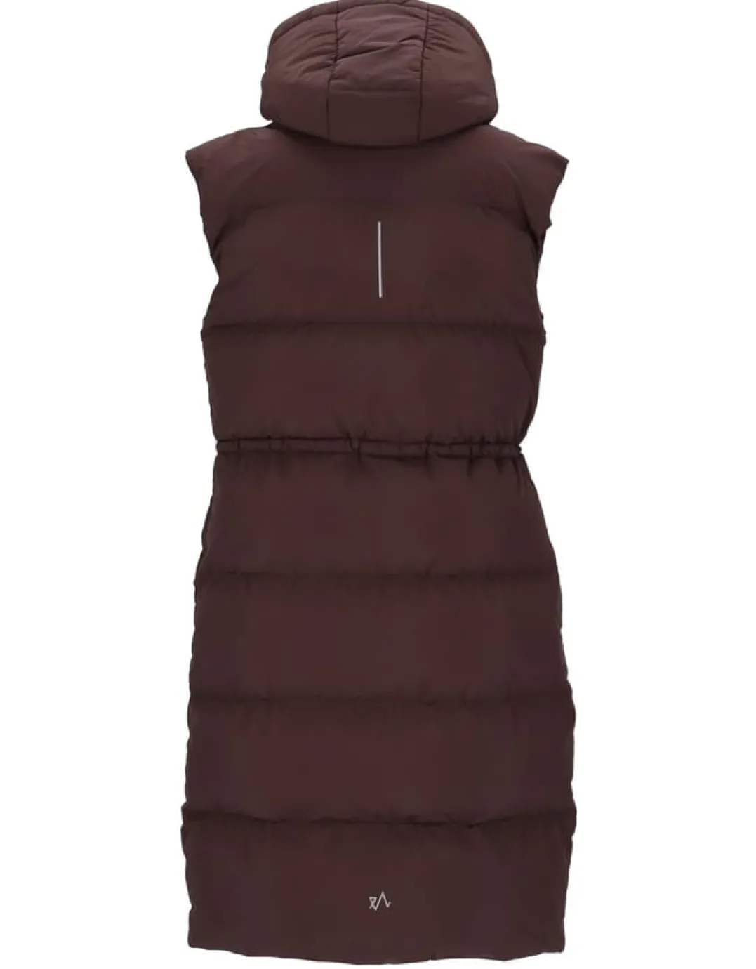 Twentyfour Mode Eva Puffy Vest D Mørk Brun