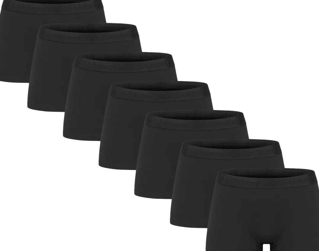 Urberg Bamboo Boxers 7-Pack Wmn Black Beauty