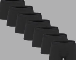 Urberg Bamboo Boxers 7-Pack Wmn Black Beauty