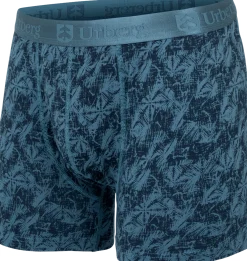 Urberg Bamboo Printed Boxers 3-Pack Men Mallard Blue Print + Black Beauty + Dark Navy