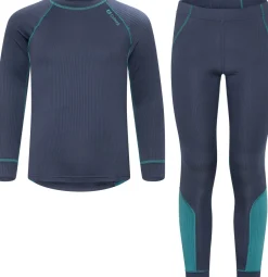 Urberg Base Layer Set Jr Blue Nights