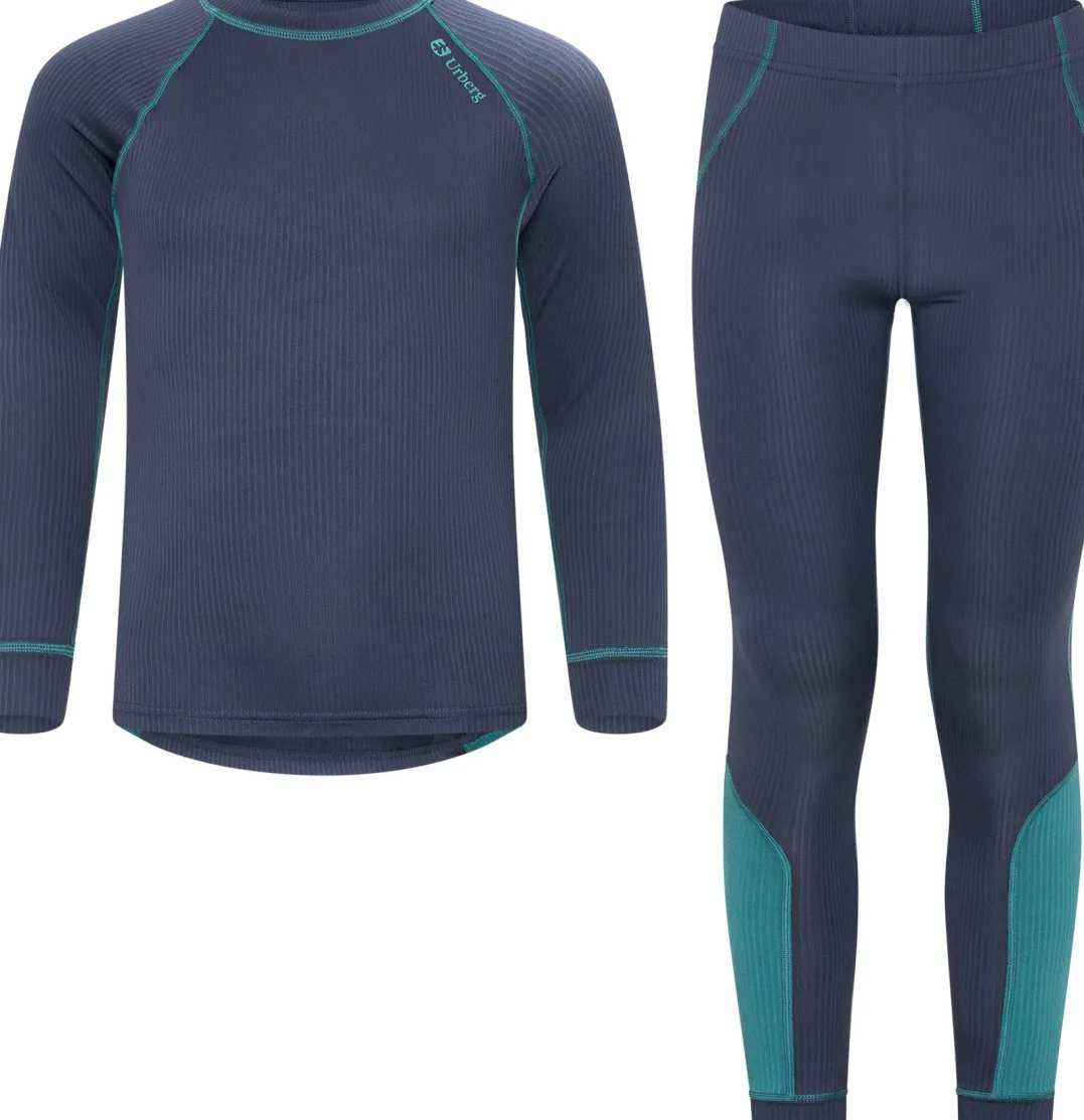Urberg Base Layer Set Jr Blue Nights