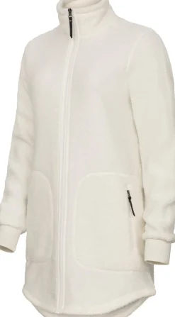 Urberg Bonded Pile Jacket Long Wmn Cloud Dancer