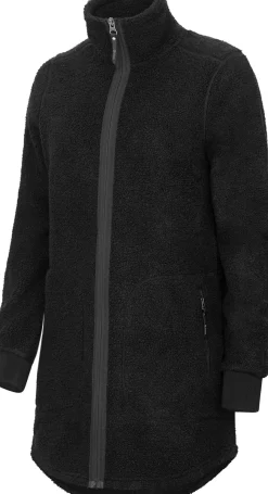 Urberg Bonded Pile Jacket Long Wmn Black Beauty